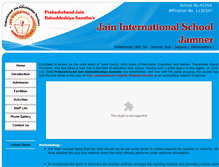 Tablet Screenshot of jaininternationalschool.org